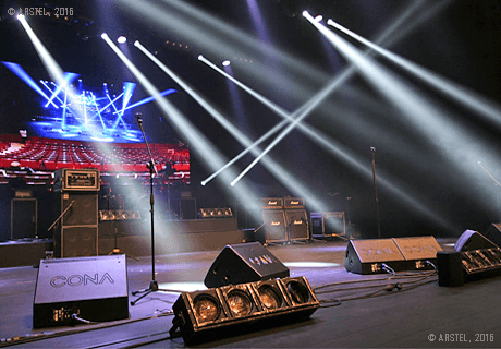Мониторы Inter-M отлично подходят для мощных рок-концертов